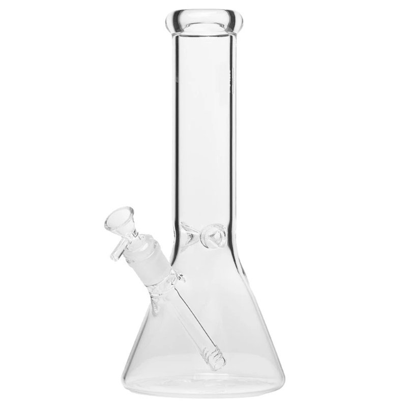 10" Heavy Beaker Bong 5mm, 3 pc Clear