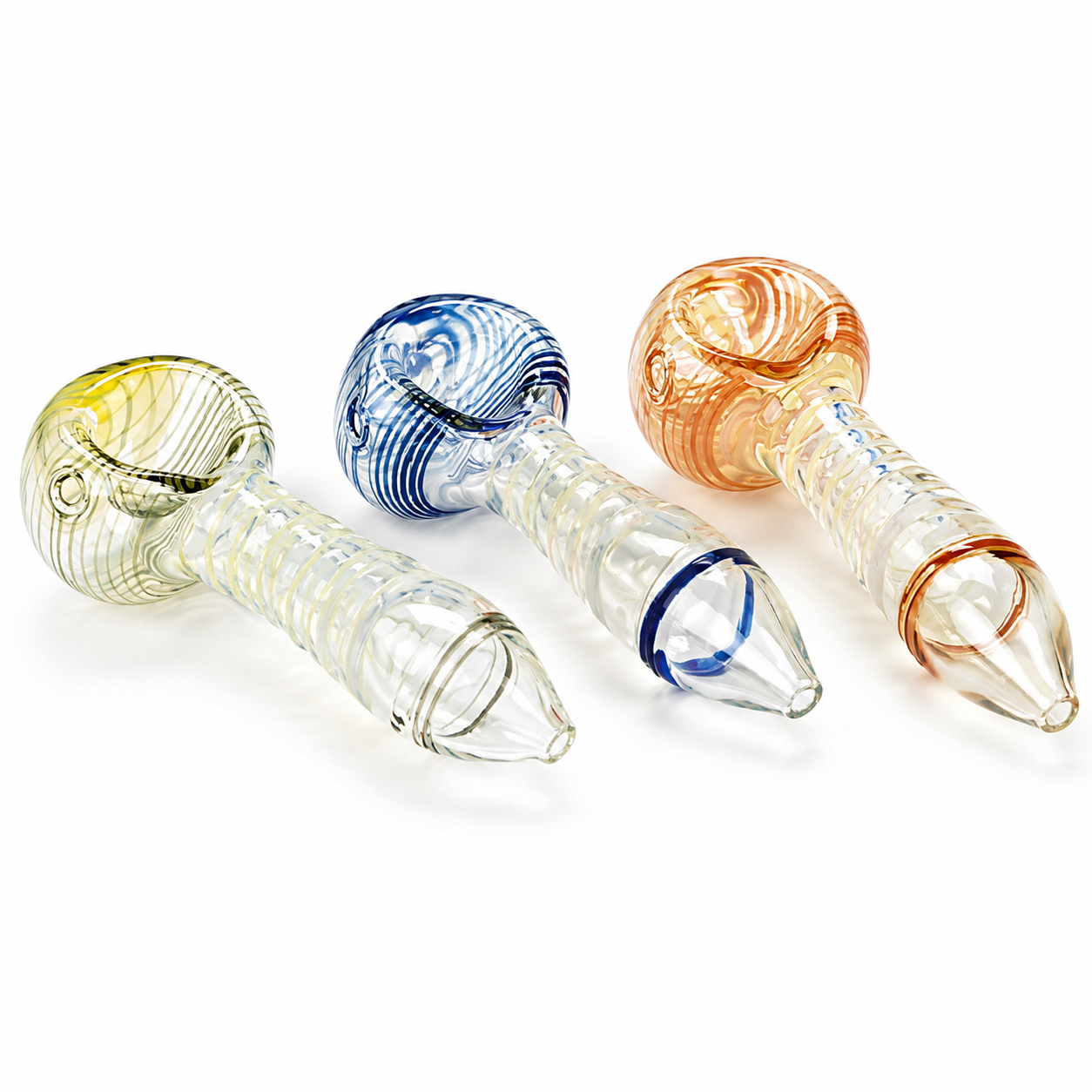 4" Peanut Clear (Pack of 2 pcs)