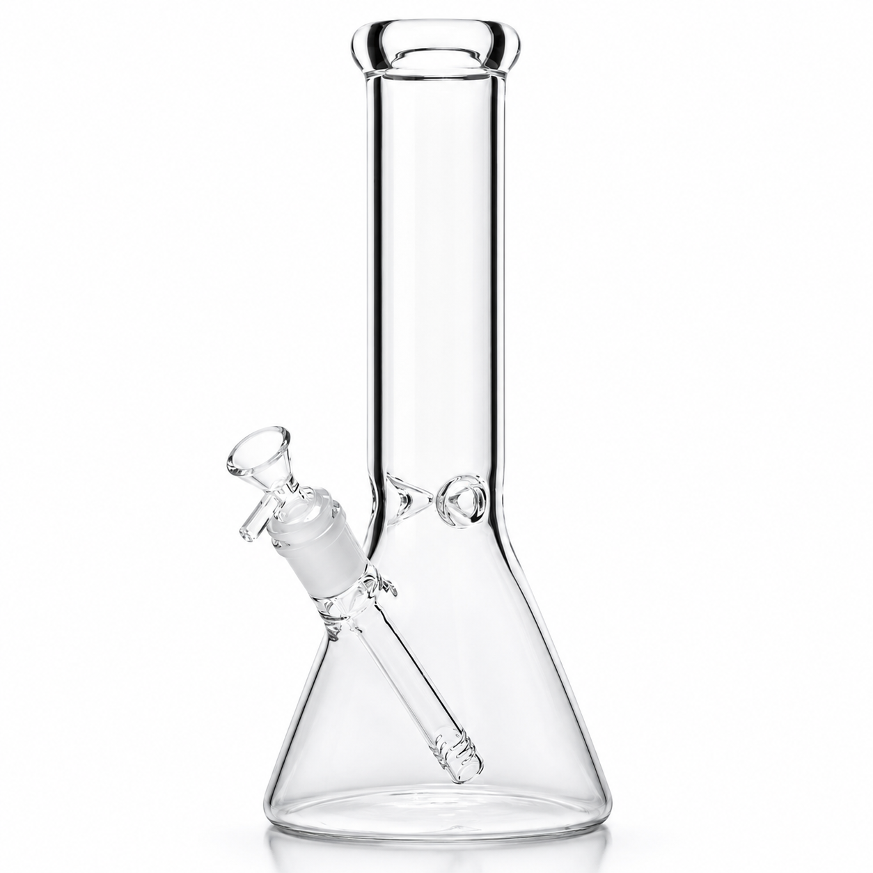 10" Tank Bong with Pyramid Perc Filter & Bowl — Mixed 4-Color
