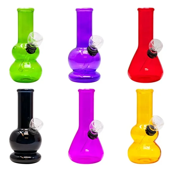 5" Mini Bong Mixed Colors (2 Pcs)