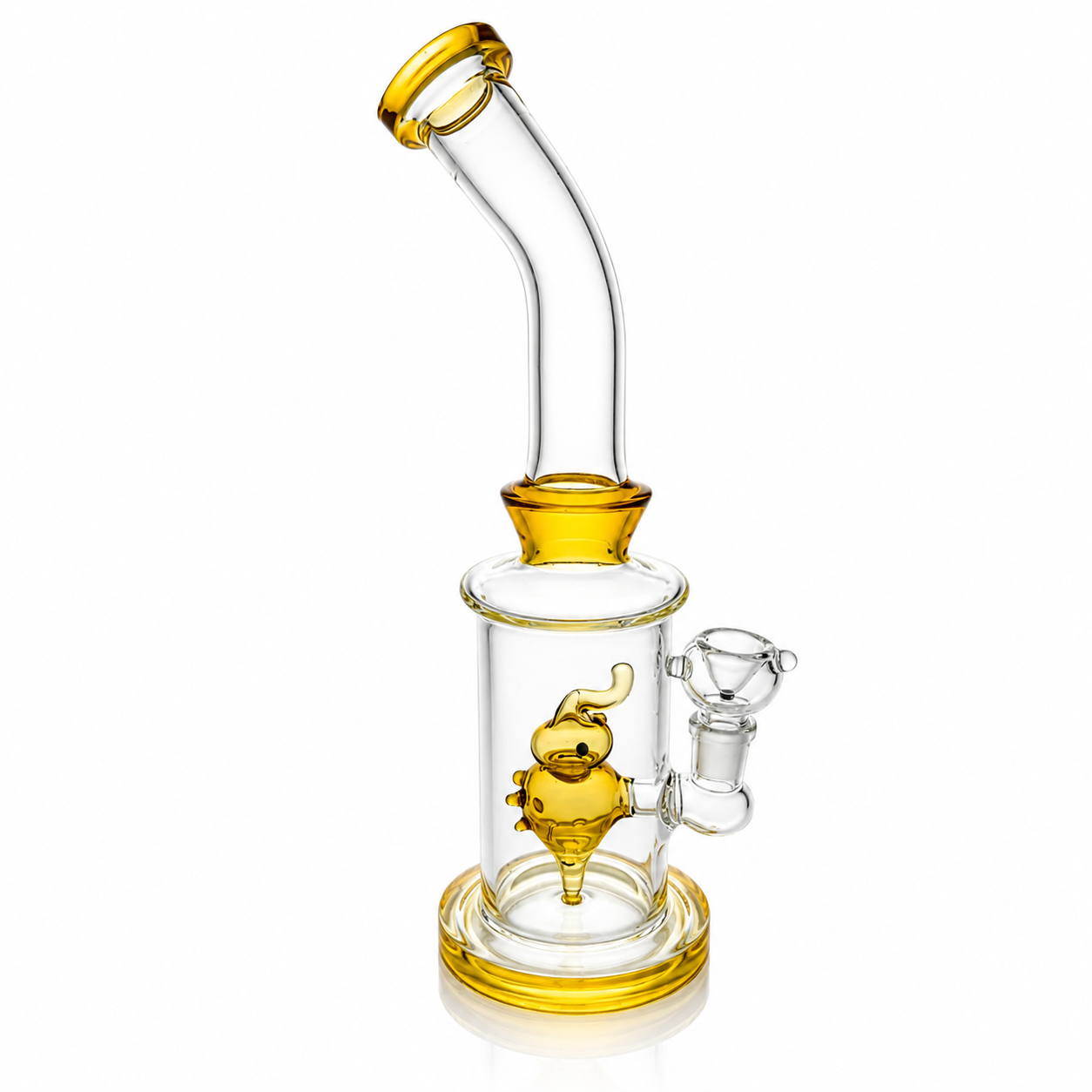 12" Tank Fish Shower with Bowl Mixed 5-Color Image 2
