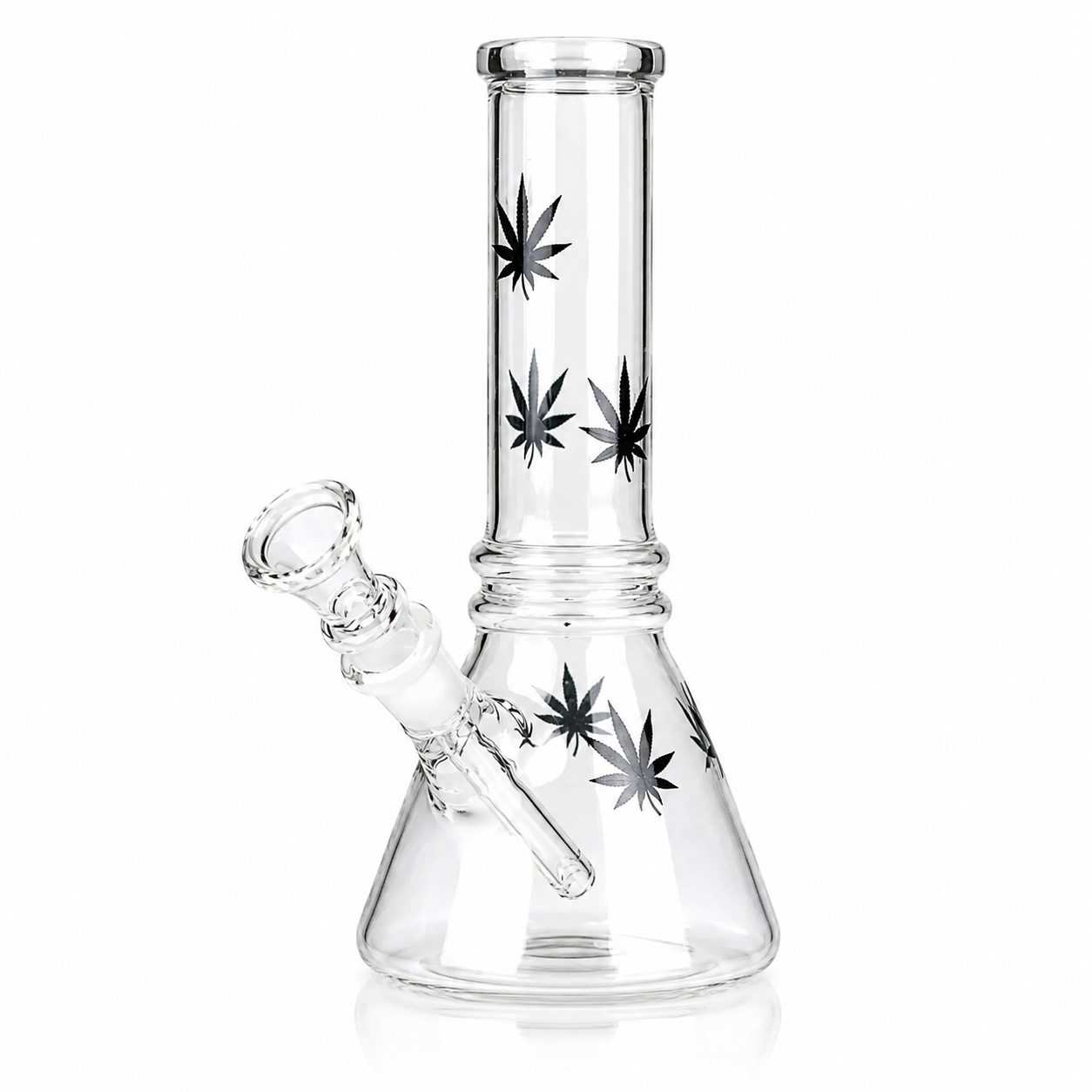 8" Beaker Thickness 3mm 2pc Leaf Sticker Image 2