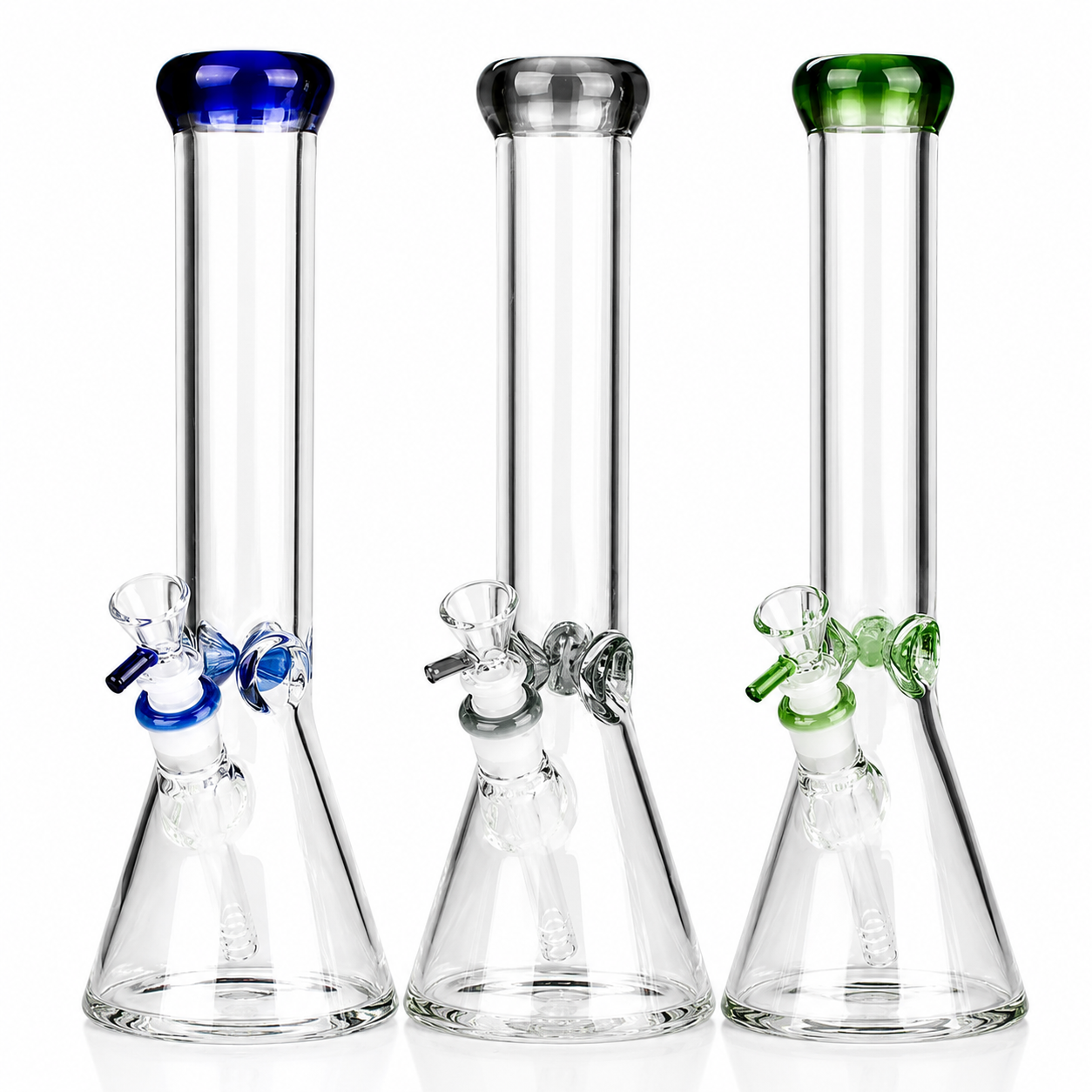 14" Heavy Thick Base Beaker 9mm 3 pcs — Color Image 2