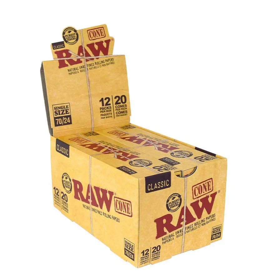 Raw | Single Size Cones 12 packs -70/24 Image 2