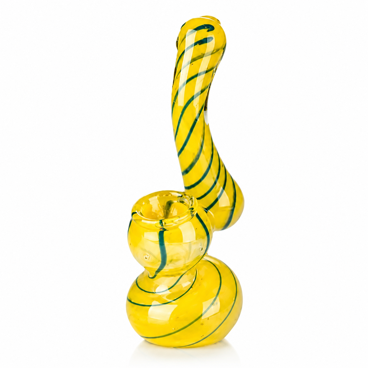 6" Silver Arm Bubbler Image 2
