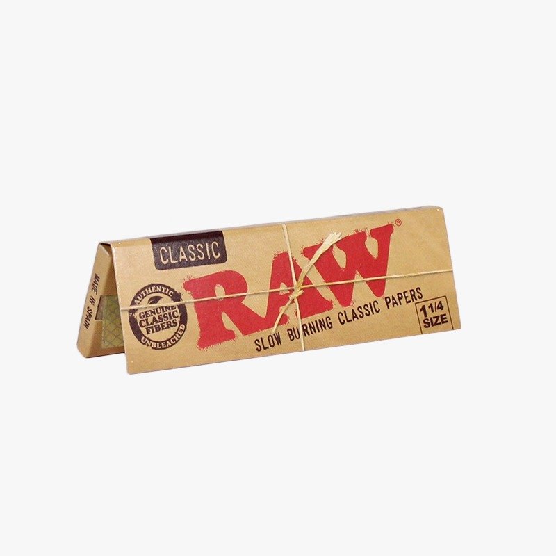 RAW WIDE PRE-ROLLED UNBLEACHED TIPS - 20 Packs